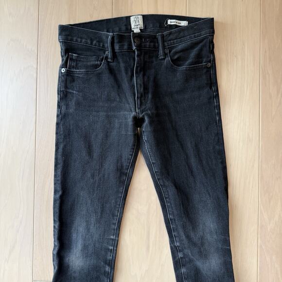Kato Selvedge Needle Skinny Jeans 29 Black Hiroshi Streeatwear Japan Denim - Picture 3 of 11